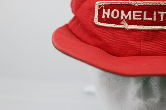 Homelite Vintage Red Patch SnapBack Trucker Hat Cap