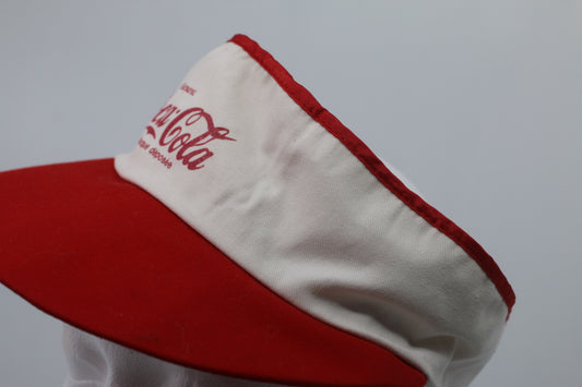VERY RARE VINTAGE 80'S 90'S Coca-Cola COKE VISOR Golf CAP HAT