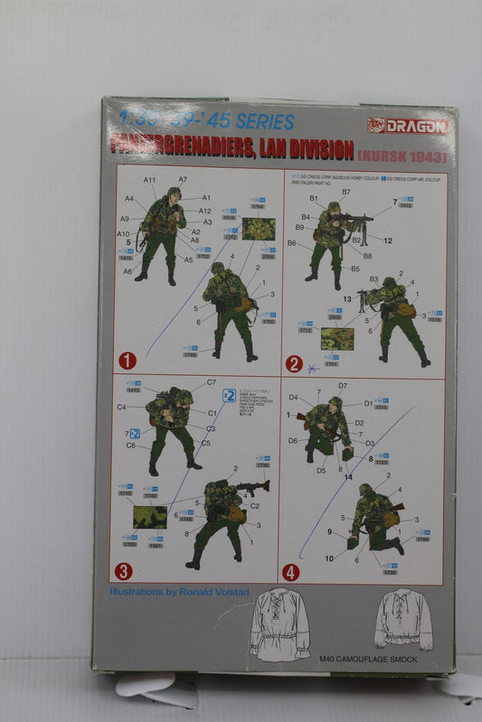 Panzergrenadiers, LAH Division (Kursk 1943) 1/35 Scale Dragon 6159 Still Sealed
