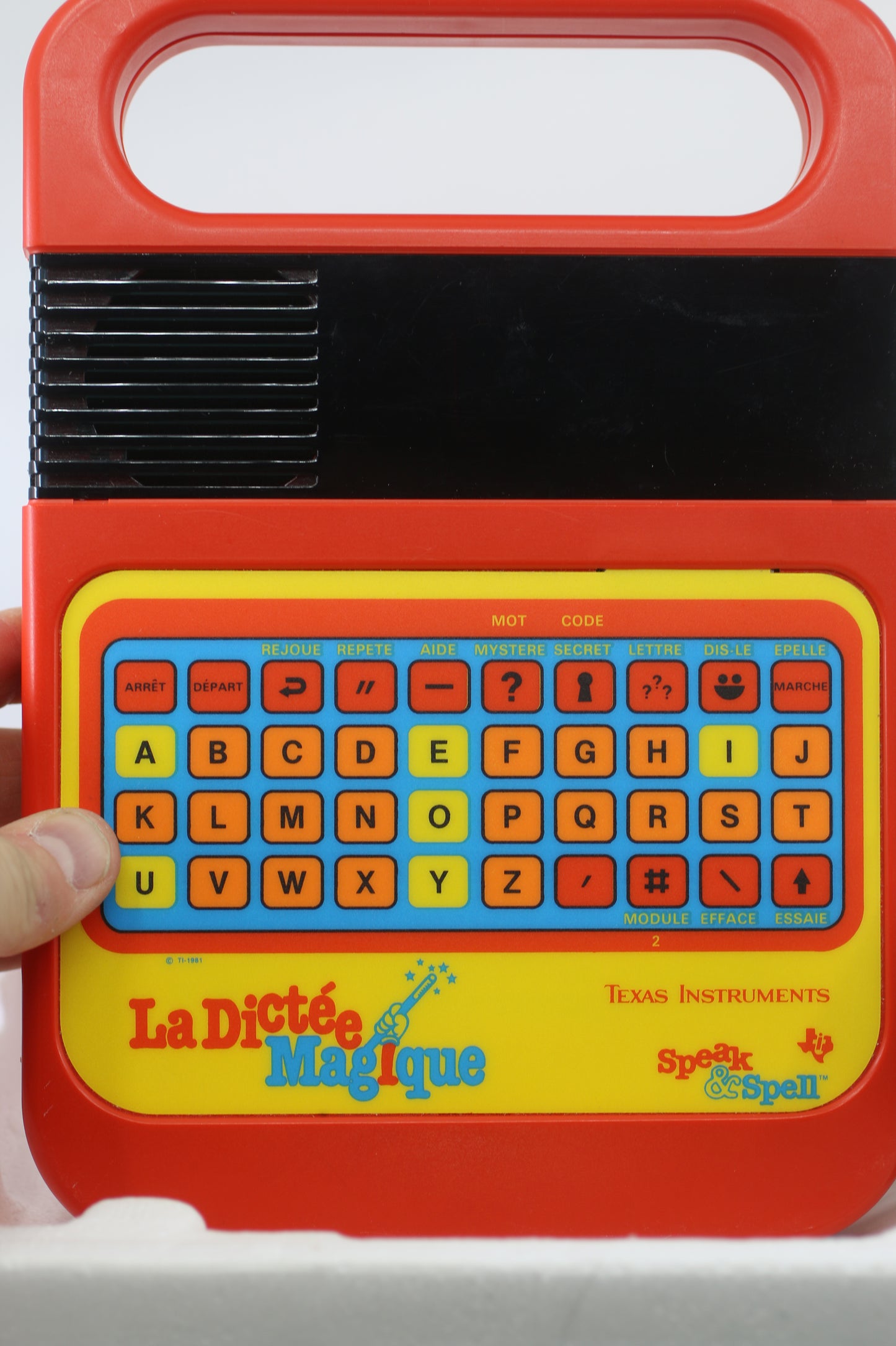La Dictée Magique Speak & Spell Texas Instruments *French* Version 1981 works