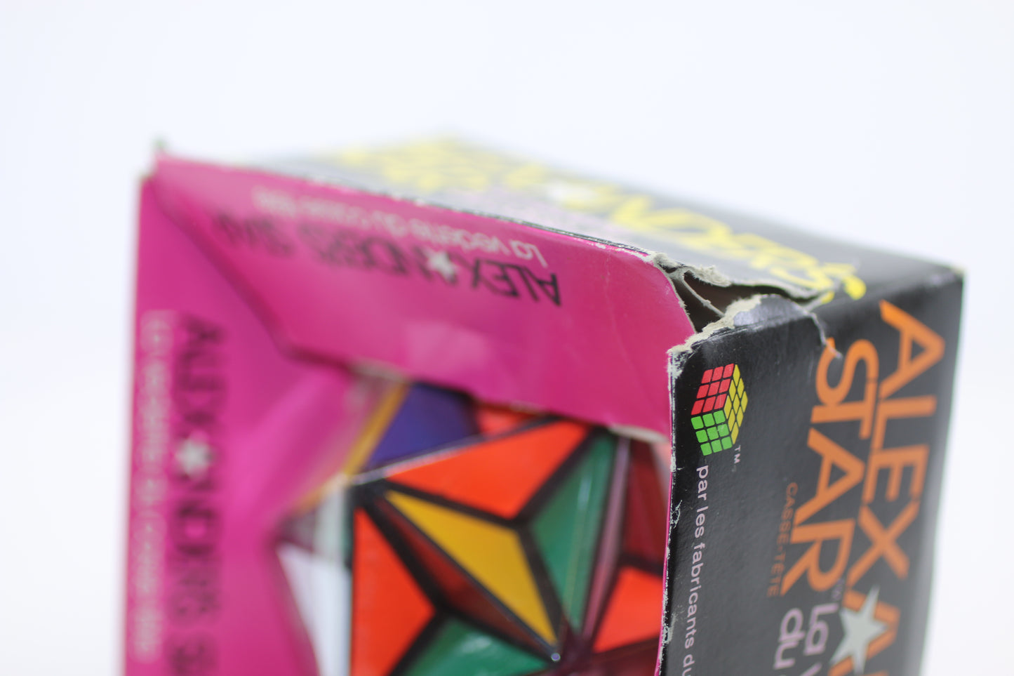 Vintage 1982 Alexander's Star Puzzle Ideal Rubik's Cube Brain Teaser Toy