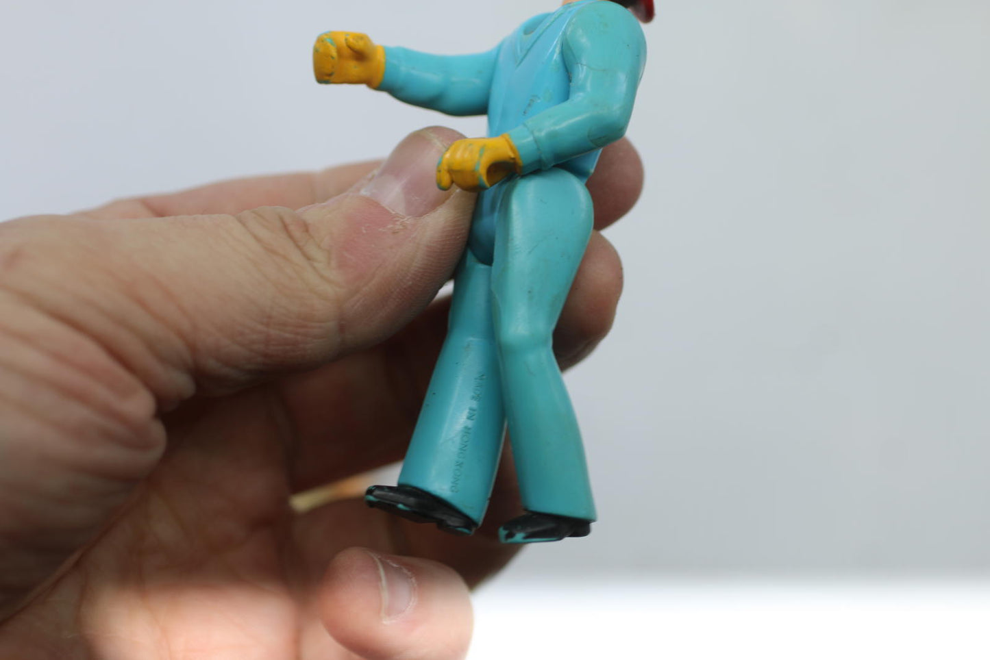 Vtg Adventure People Paramedic Fireman #303 3 3/4" figure Fisher-Price toys 1974