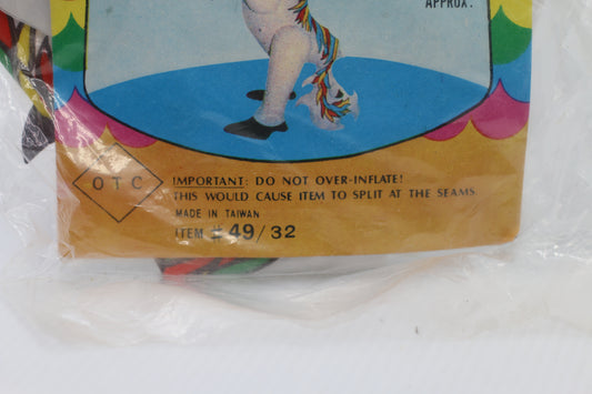Vintage otc 16” 1980s unicorn new old stock inflatable classic!