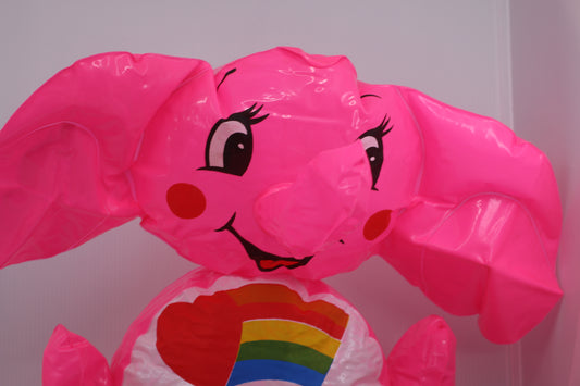 1x Vintage new old stock inflatable pink elephant vintage DBE Donald Berman