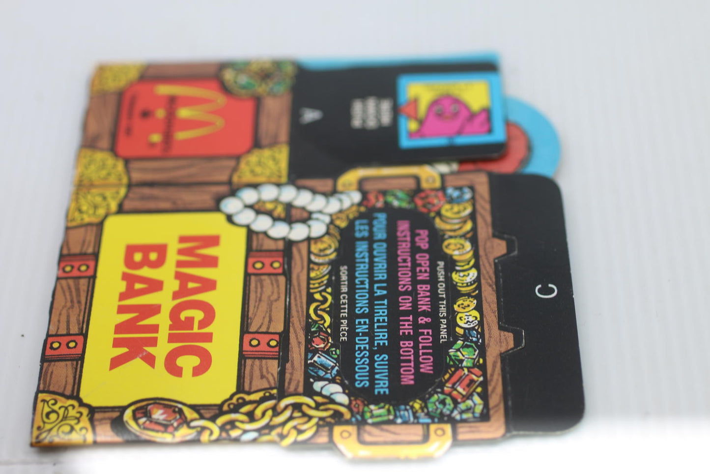 Vintage 1987 McDonald’s Magic Bank Cardboard Display Canada