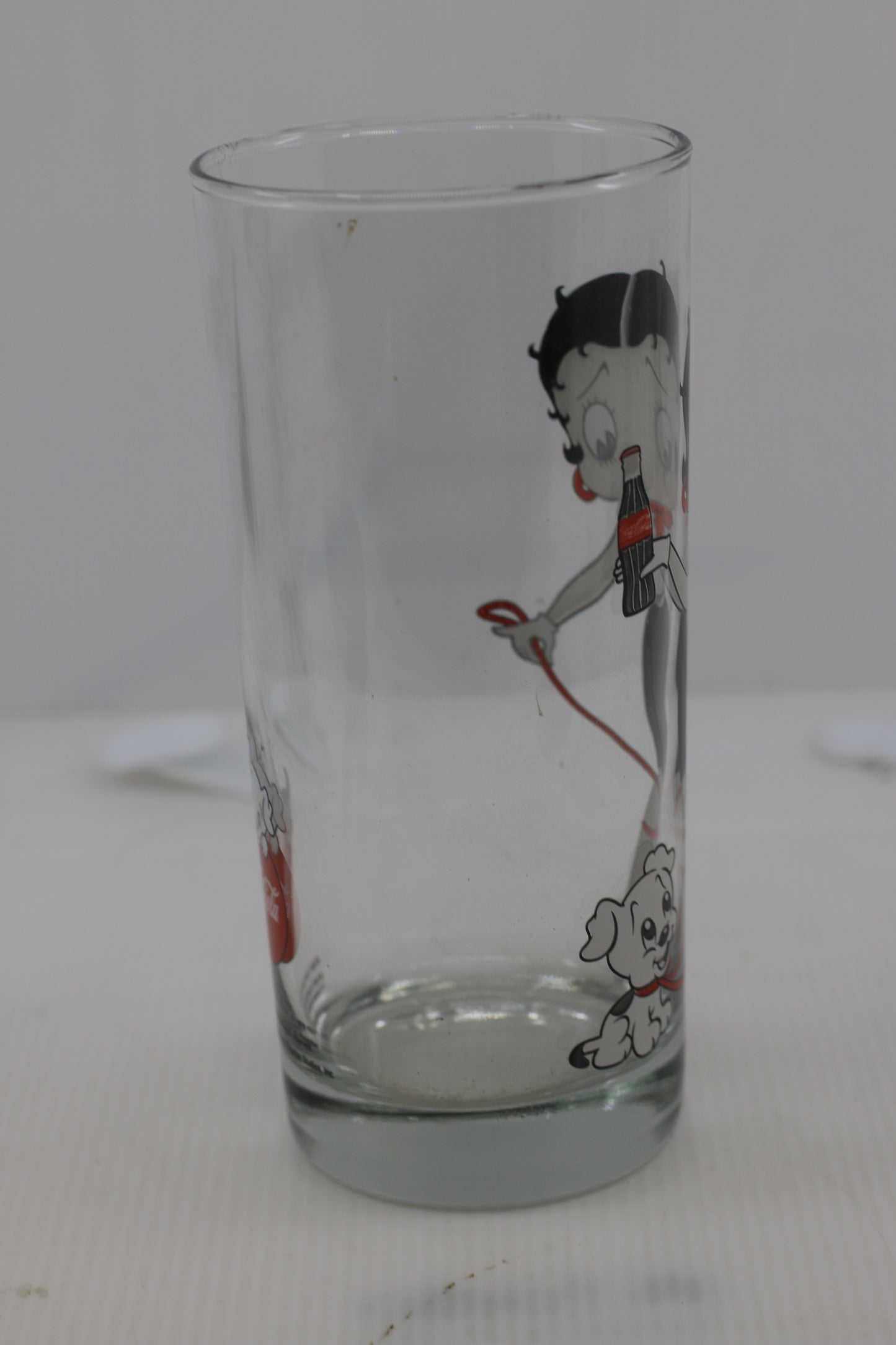 Betty Boop Coca-Cola Glasses 2011 12oz 6" Tall pupy