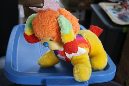 1983 Rainbow Brite "Puppy Brite" Dog Plush 11" - Mattel/Hallmark