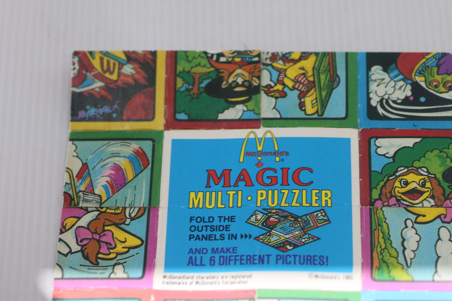 Vintage 1985 McDonald’s Magic Multi-Puzzler Magique Puzzle Canada toy