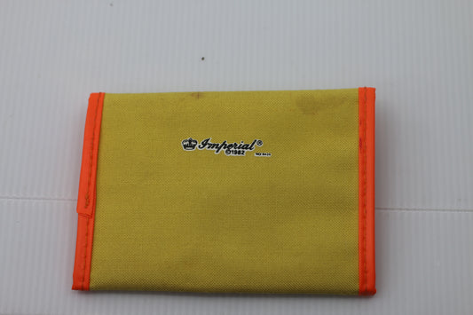 🌟Vintage Stickermania Trading Wallet IMPERIAL 1982 Orange/Yellow Variant🌟