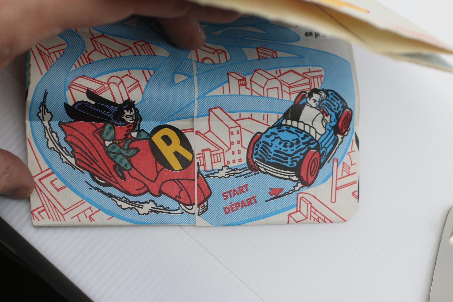 Vintage McDonald’s Happy Meal Batman & Robin Paper Bag 1990s