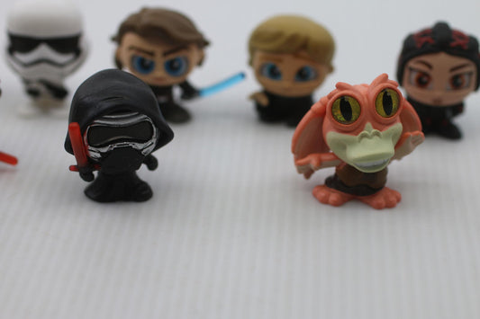 Star Wars Doorables Squish Squadron Lot Of 10 Squish Chase Series Mini figures