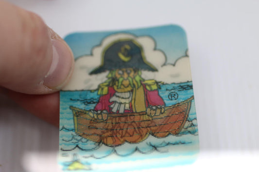 Vintage McDonaldland Captain Crook Quiz Card French McDonald's Promo 1980s