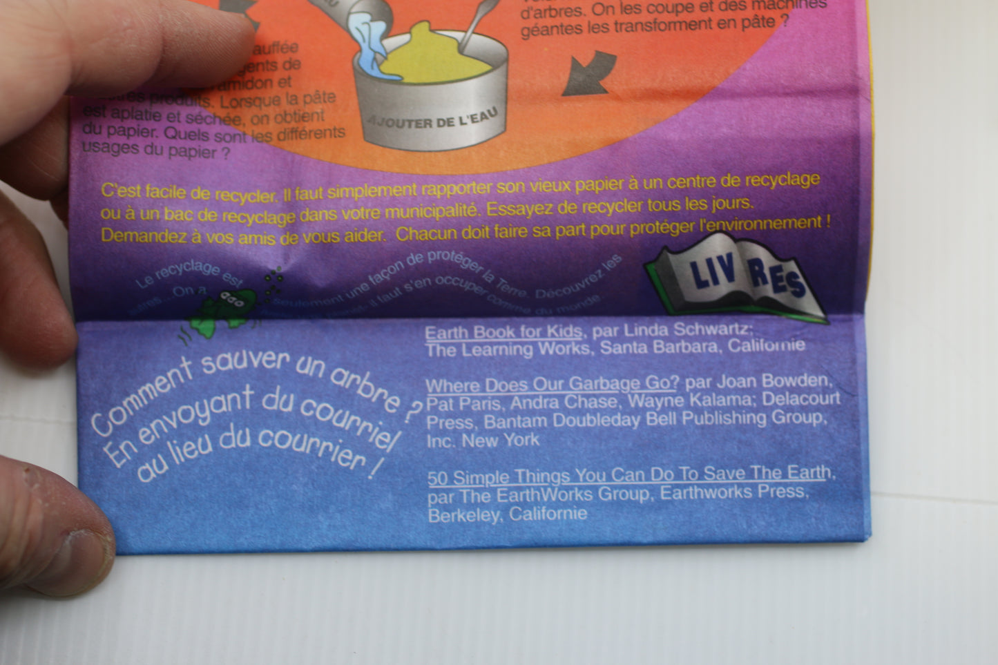 Vintage Simpsons Subway Kids Meal Paper Bag Canada 1990s