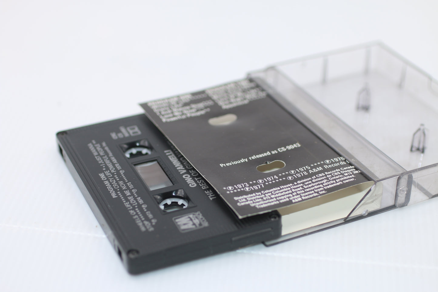 Gino Vannelli - The Best Of Gino Vannelli Cassette Composition Vintage