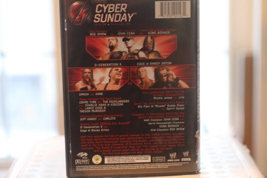 WWE Raw Presents Cyber Sunday (DVD, 2006) Big Show/John Cena/King Booker