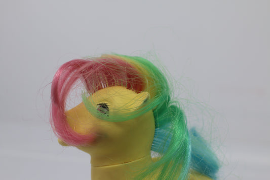 Vintage 1983 My Little Pony G1 Skydancer Rainbow Pegasus With Brush