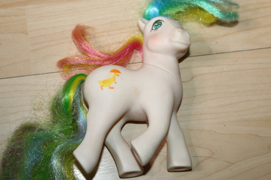 Vintage G1 Mlp My Little Pony Ponies Te Twinkle Eye Quackers 1987