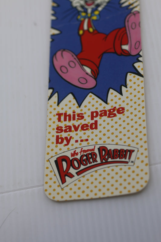 Vintage 1987 Roger Rabbit Bookmark – Disney / Amblin – One Stop Posters #3