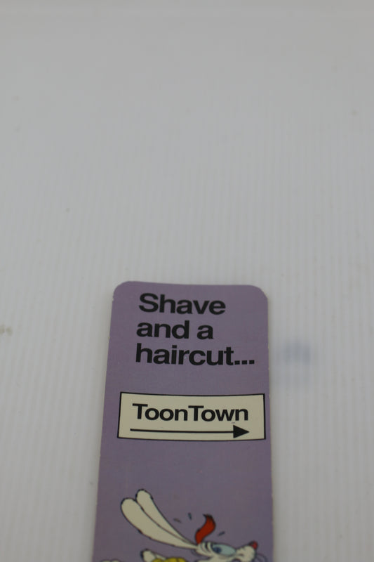 Vintage 1987 Roger Rabbit Bookmark Disney Amblin One Stop Posters VERY RARE