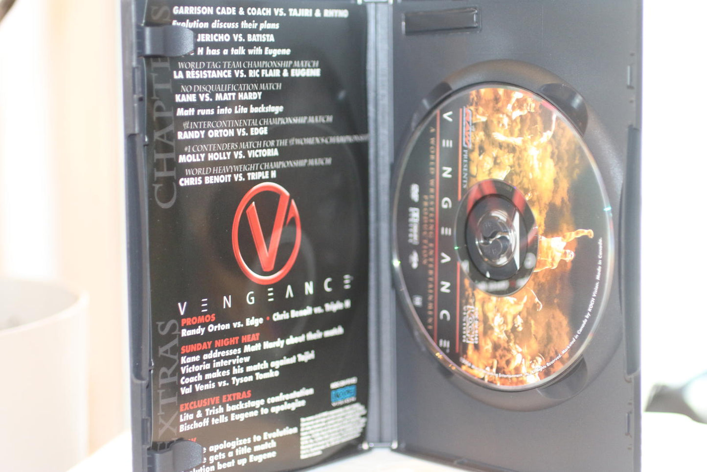 WWE Vengeance DVD July 11, 2004 Wrestling Event