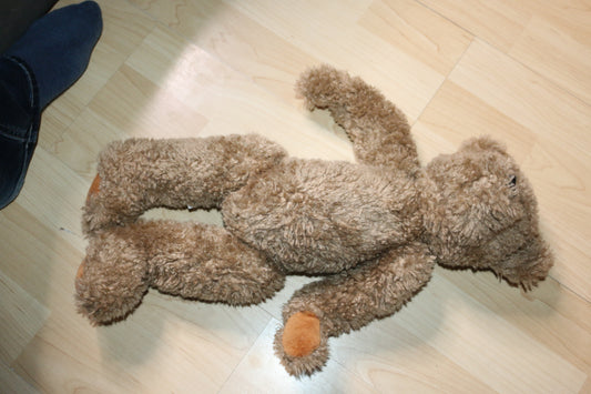 Boyds Collection 2008 Bear Tan Heavy Plush Pellet Filled Jointed Arms & Legs 16"