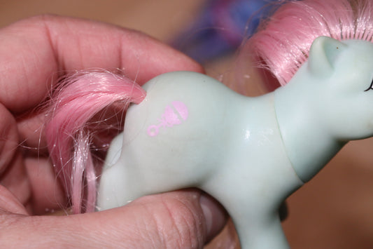 Baby Cuddles My Little Pony G1 From Baby Buggy Playset