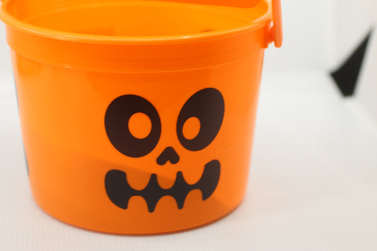 2023 McDONALD'S Halloween Bucket Pail Classic Boo Buckets HAPPY MEAL TOYS Orange