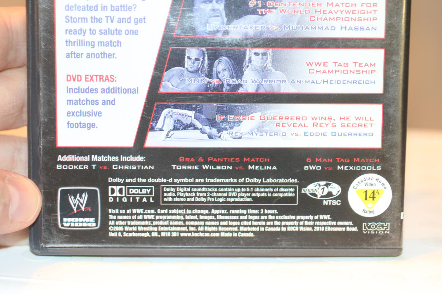 WWE -The Great American Bash DVD (2005) Batista, Undertaker, Guerrero, Mysterio