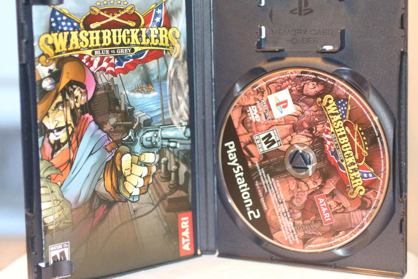 Swashbucklers Blue vs Grey Sony PlayStation 2 PS2 Video Game CIB Complete