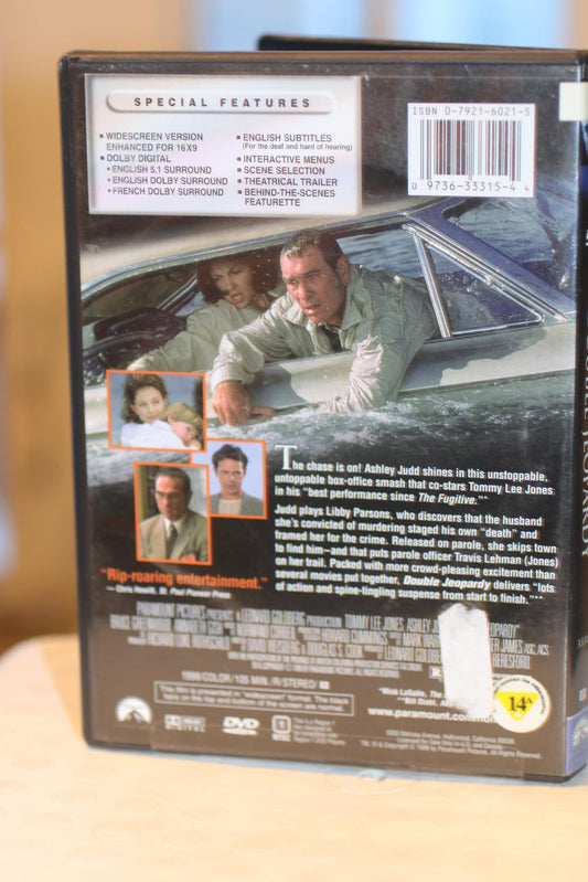 Double Jeopardy DVD Movie Featuring Tommy Lee Jones & Ashley Judd