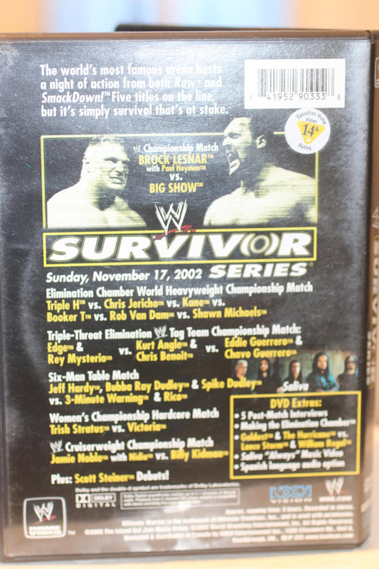 WWE Survivor Series Elimination Chamber DVD - November 17, 2002