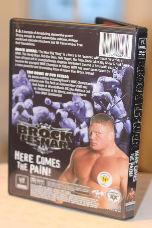 WWE Brock Lesnar: Here Comes the Pain! DVD 2003 Complete Wrestling