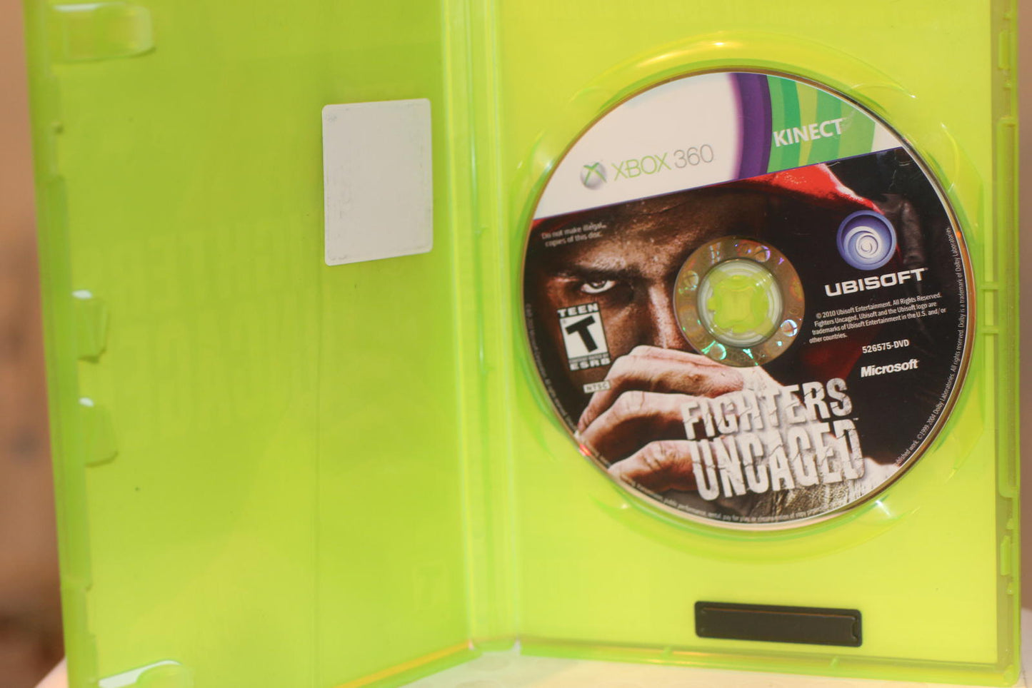 Fighters Uncaged Xbox 360 Kinect Video Game