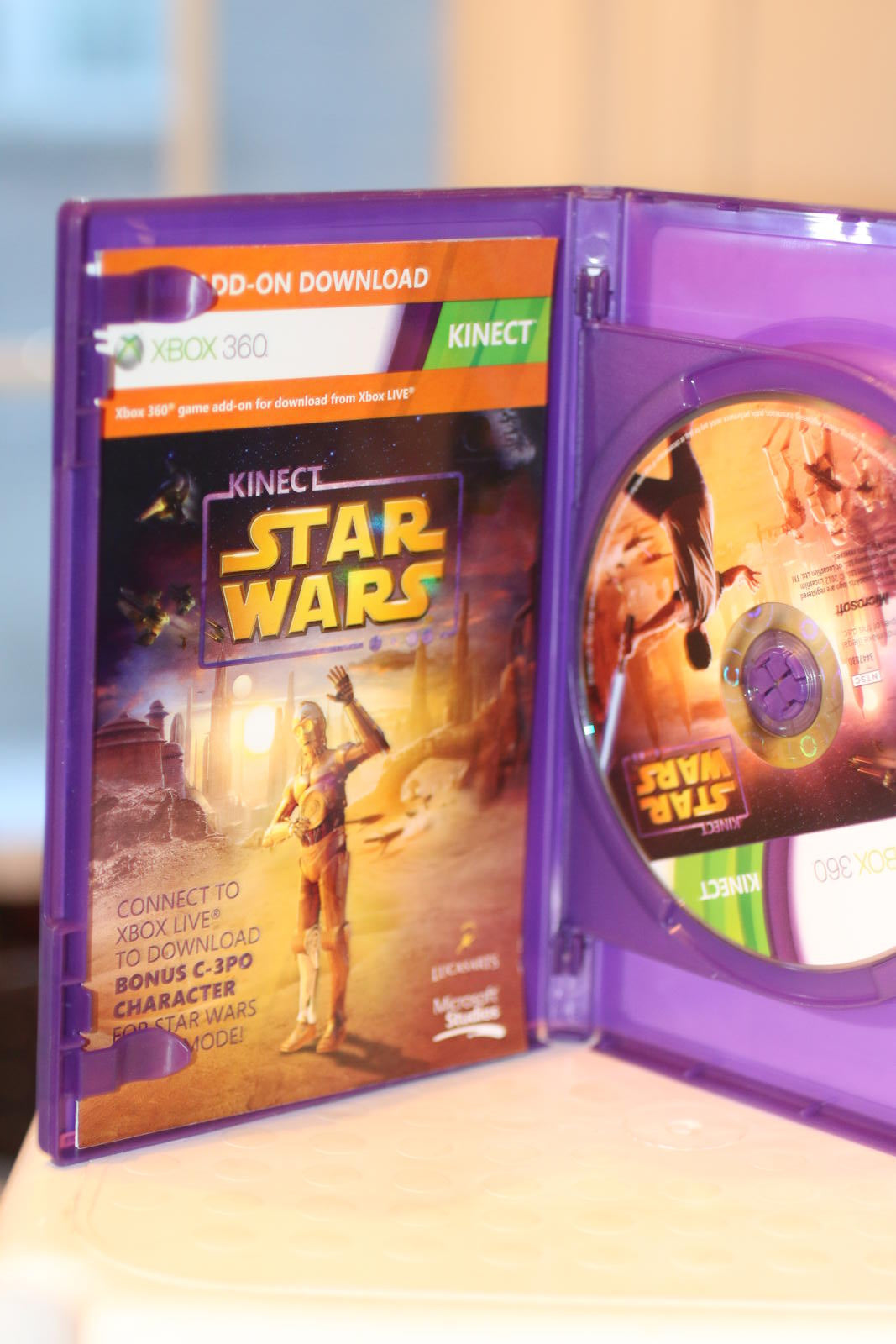 Xbox 360 Kinect Star Wars Video Game