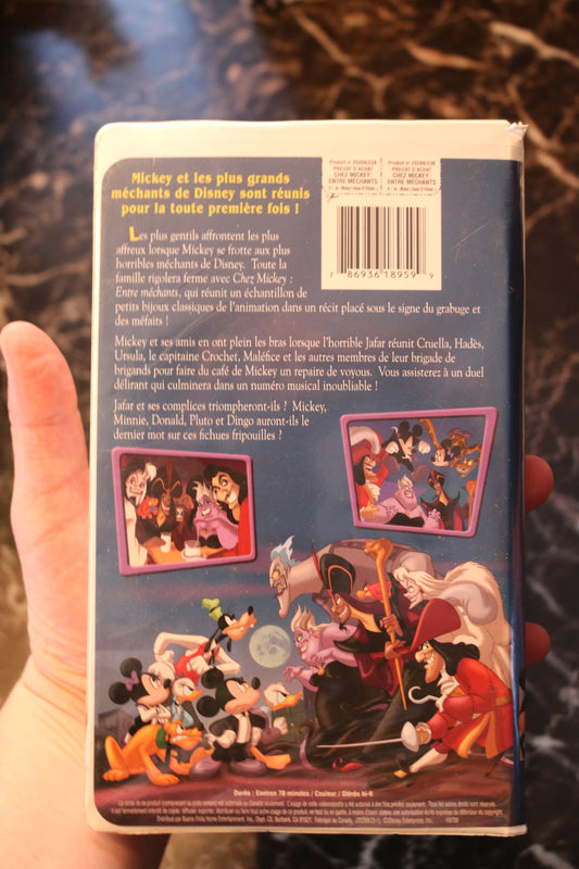Walt Disney Présente Chez Mickey Entre Amis Méchants Vhs Français