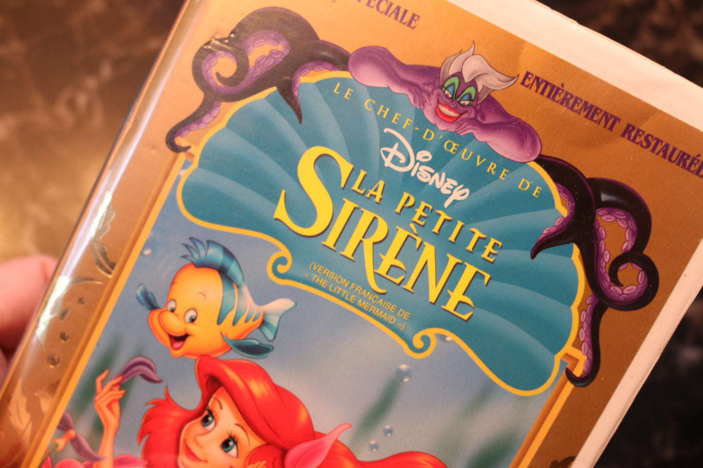 Vhs Francais French Walt Disney La Petite Sirène Video Cassette Film