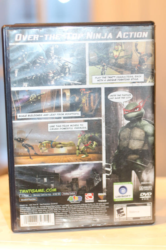 TMNT Teenage Mutant Ninja Turtles PlayStation 2 Game