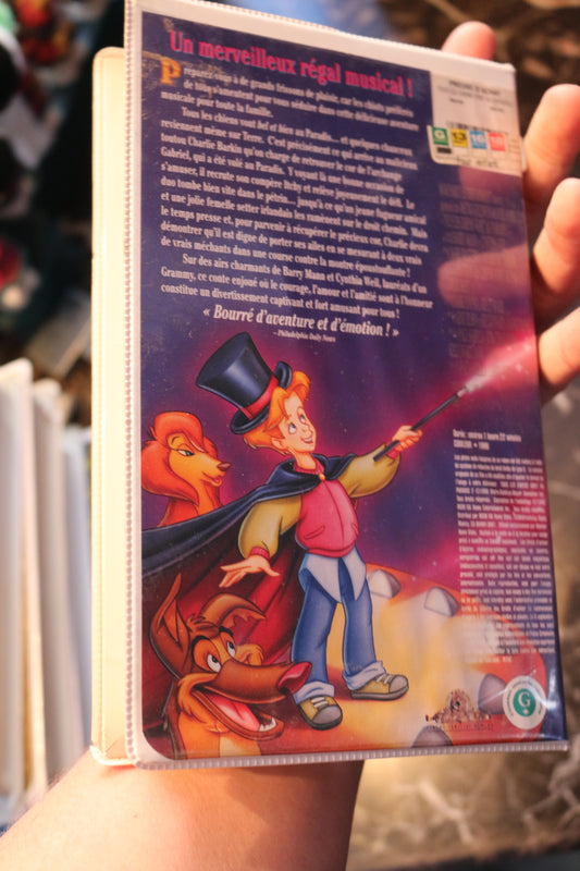 Vhs Tous Les Chiens Vont Au Paradis 2 V Française French Clamshell Videocassette