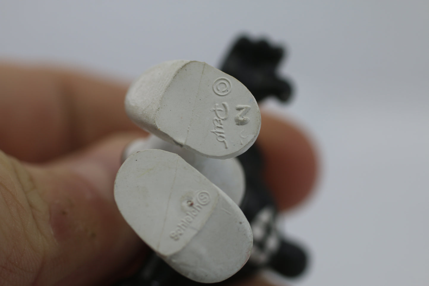 Angry Smurf Black Teeth Vintage 20007 Figure Schleich Peyo Figurine 1966-Large