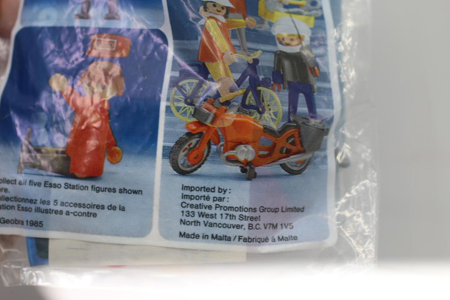 Vintage PLAYMOBIL ESSO mECHANICIAN 1985 SEALED Figurine New rare FIGURE