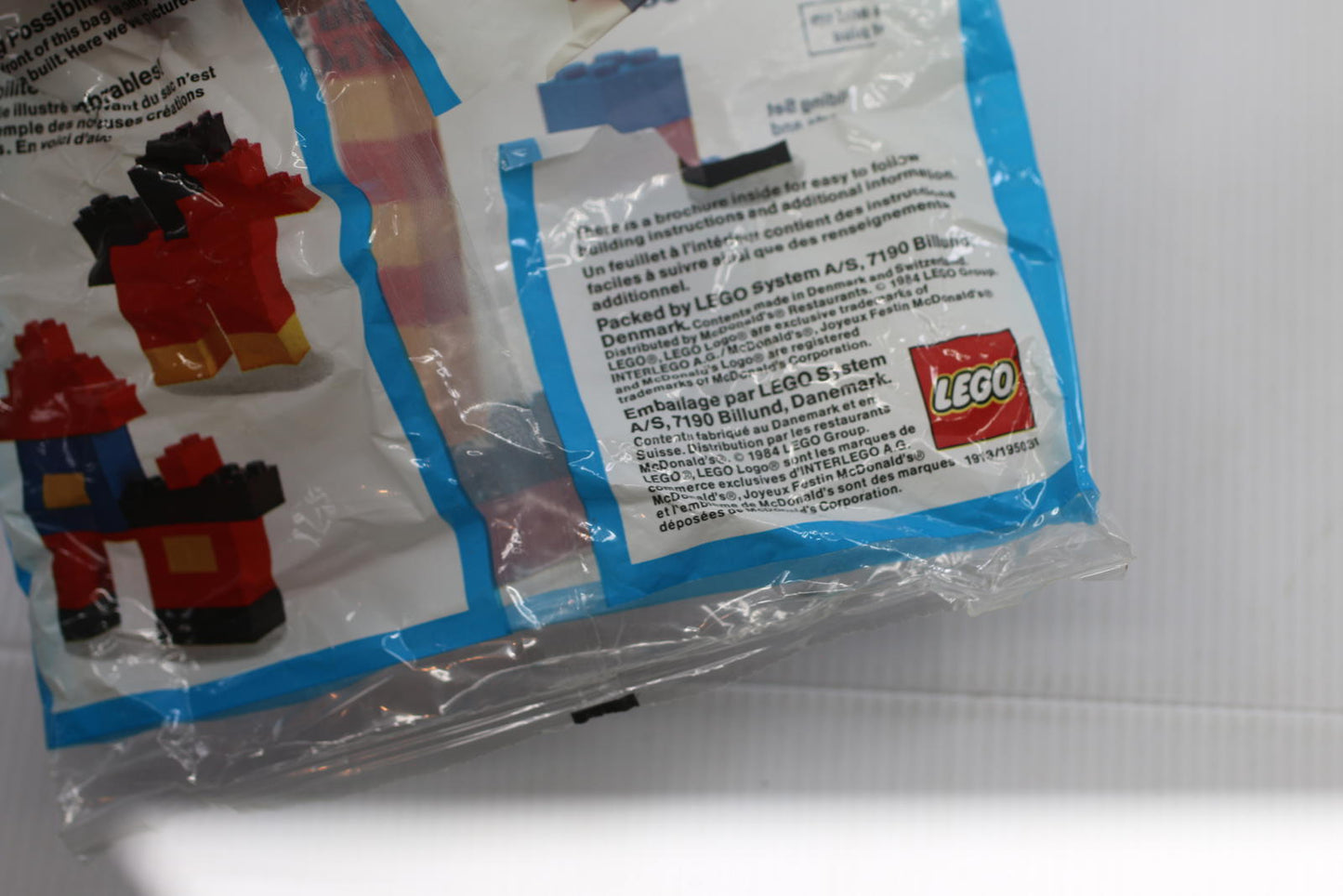 Vintage 1986 McDonalds Happy Meal LEGO Building Sets Boat Ship New Old Stock
