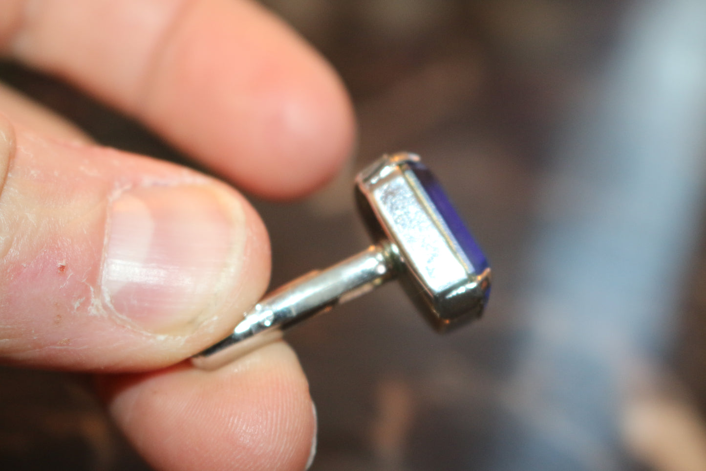 BLUE CUFFLINKS, Royal Blue Sapphire Suit Gift, Father Of The Bride Cufflink