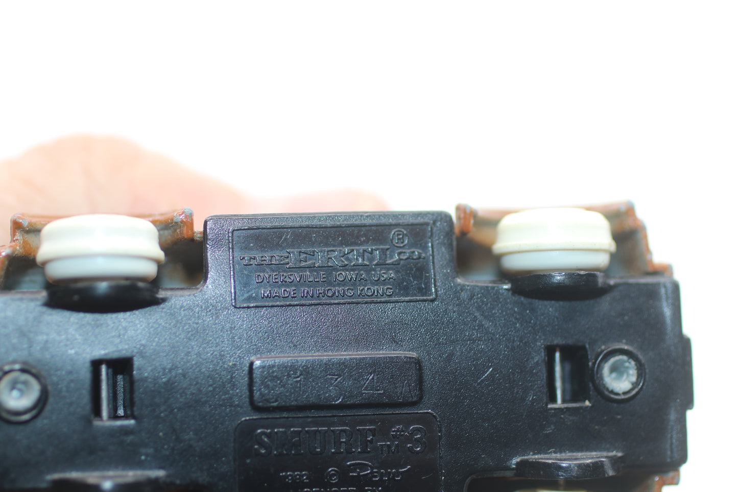 1982 Peyo ERTL Redwood Smurf-About Car Die Cast Loose Vintage