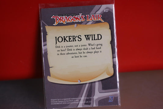 DON BLUTH 2024 Cardsmiths Dragon's Lair Series 1 #37 Joker’s Wild trading card