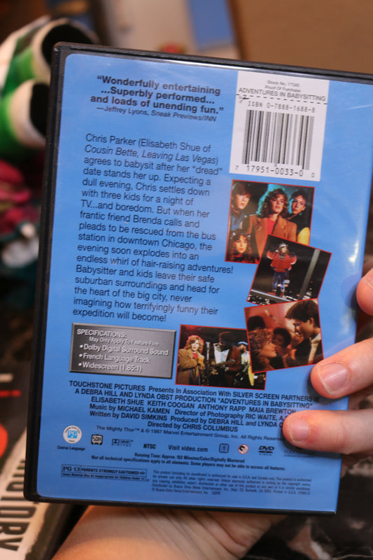 Adventures In Babysitting Dvd 1987 Elisabeth Shue Widescreen