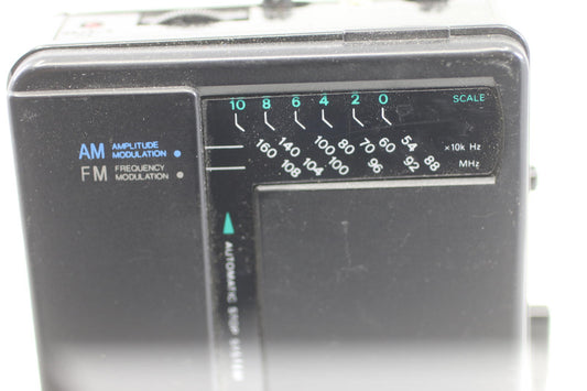 Pulser AM/FM Stereo Cassette Player Bass Boost Vintage Portable Walkman