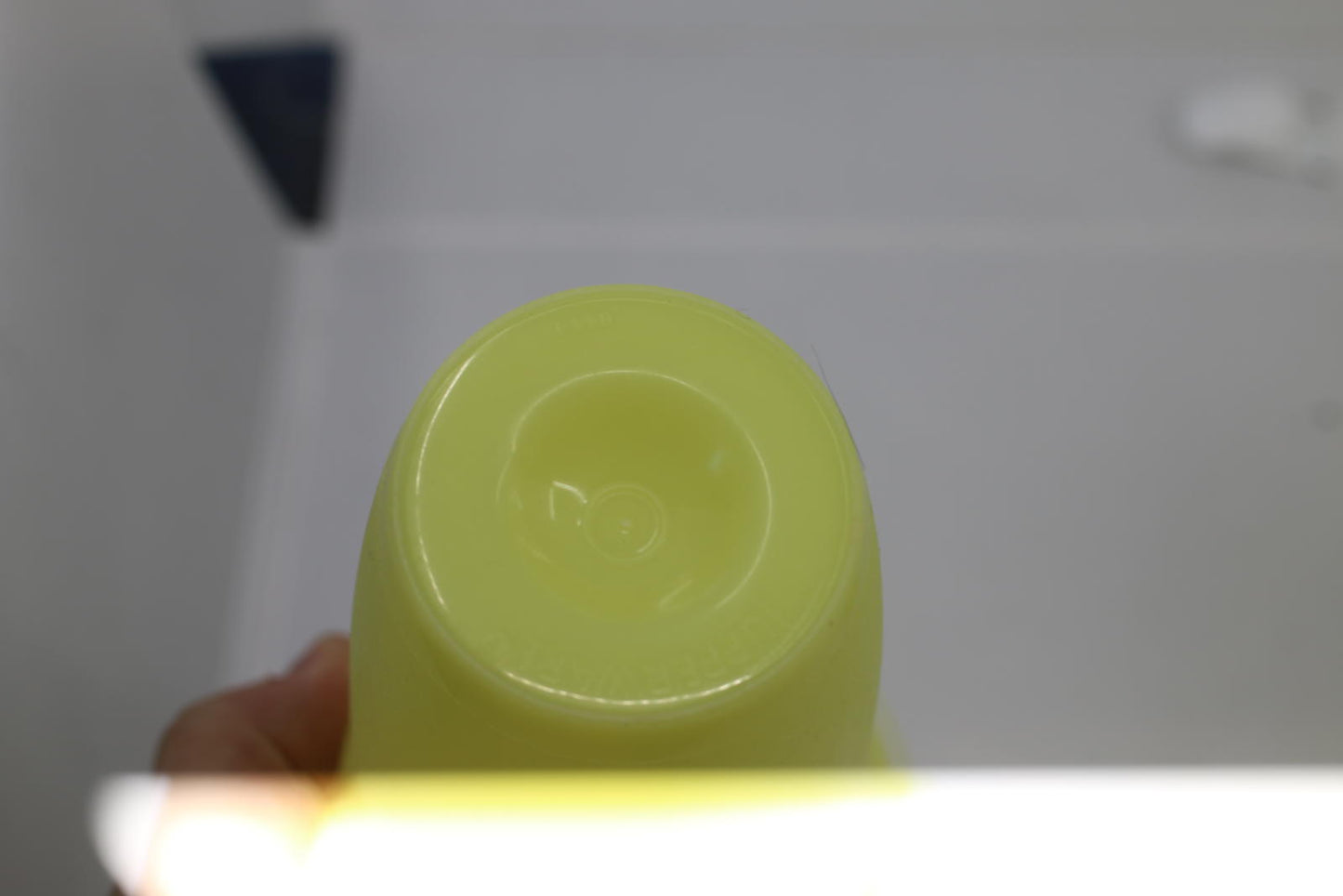 Vintage Tupperware Tumblers w/ Flip Top Lids Lime Green Set of 3