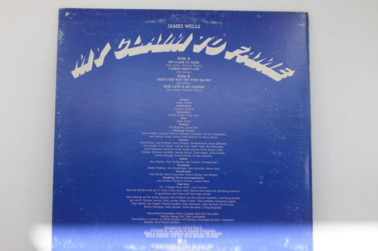 James Wells - My Claim to Fame Vinyl LP Record