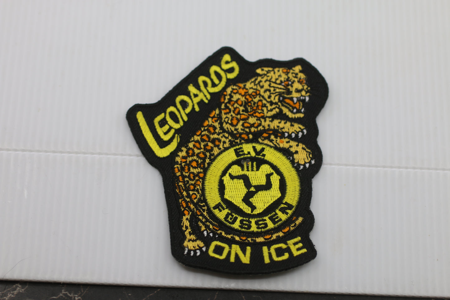 Vintage Leopards Hockey On Ice Embroidered Patch Ice Hockey Team