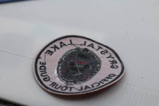 Crystal Lake Official Tour Guide embroidered Iron on patch